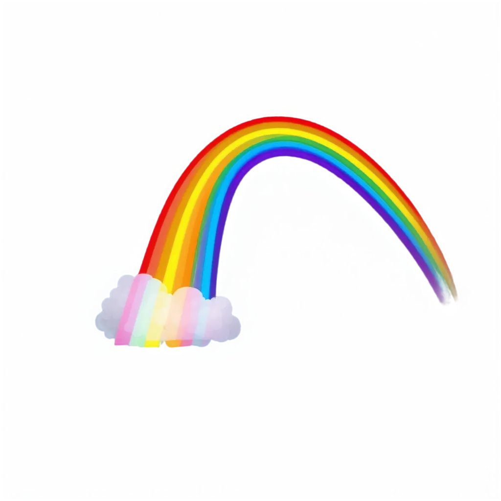 clipart of a rainbow