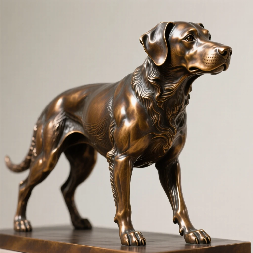 A dog.
