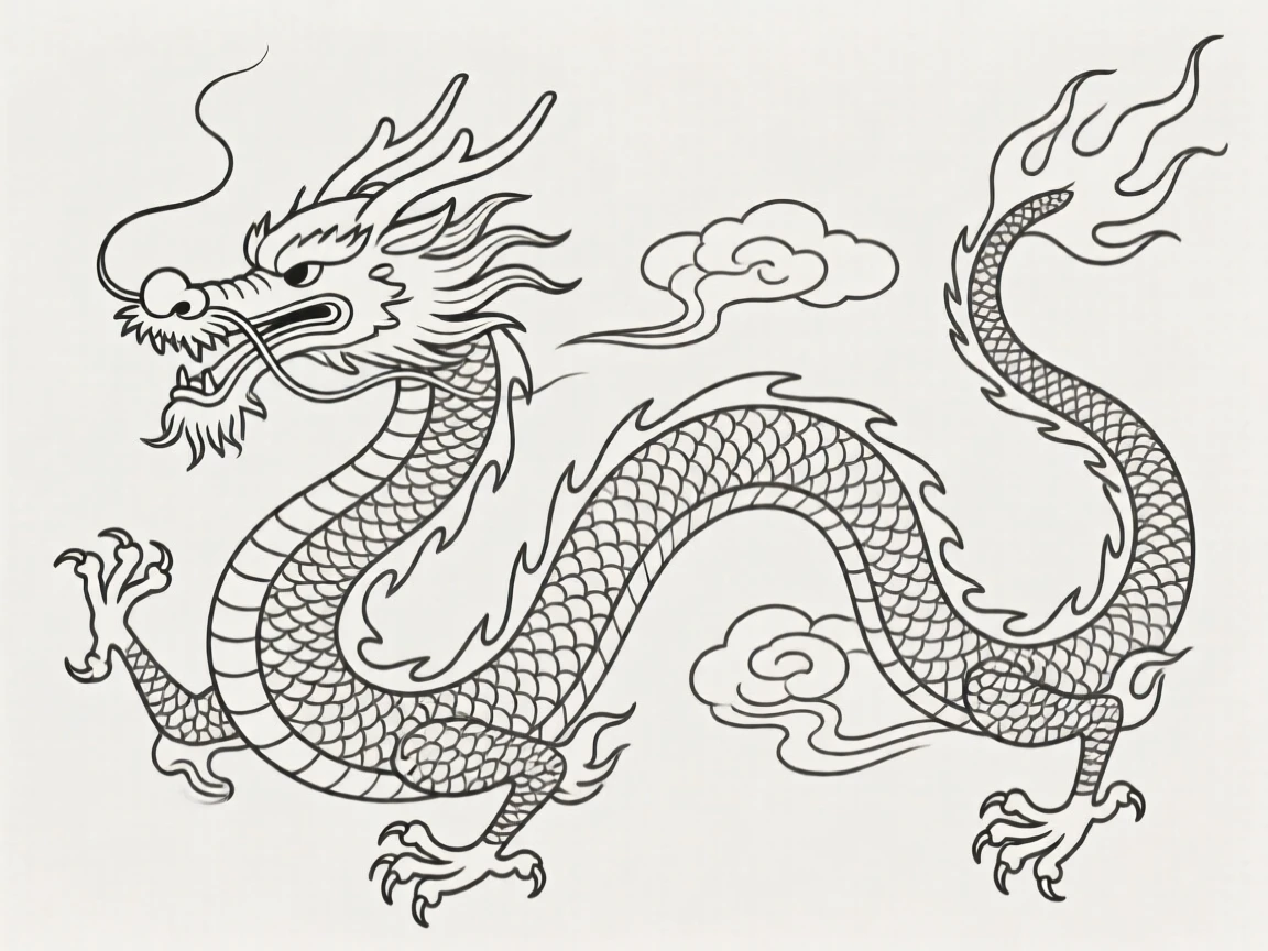 A Chinese dragon