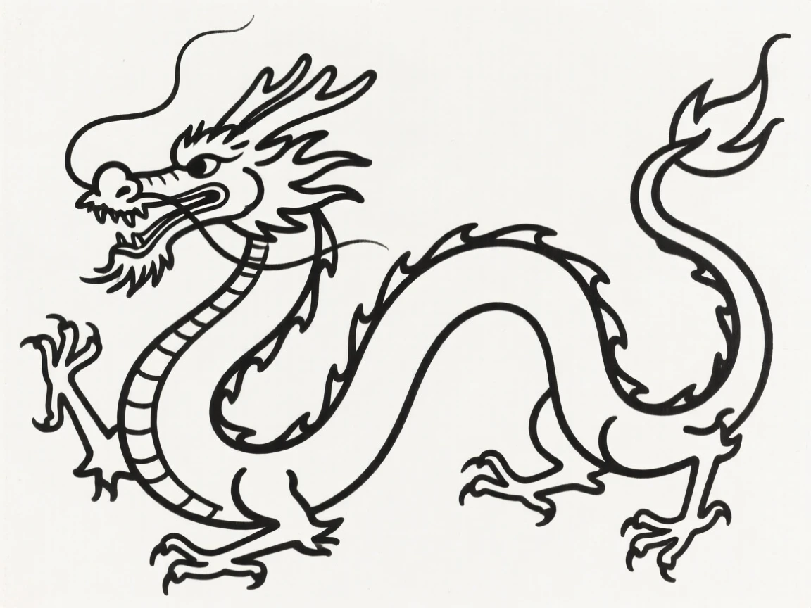 A Chinese dragon