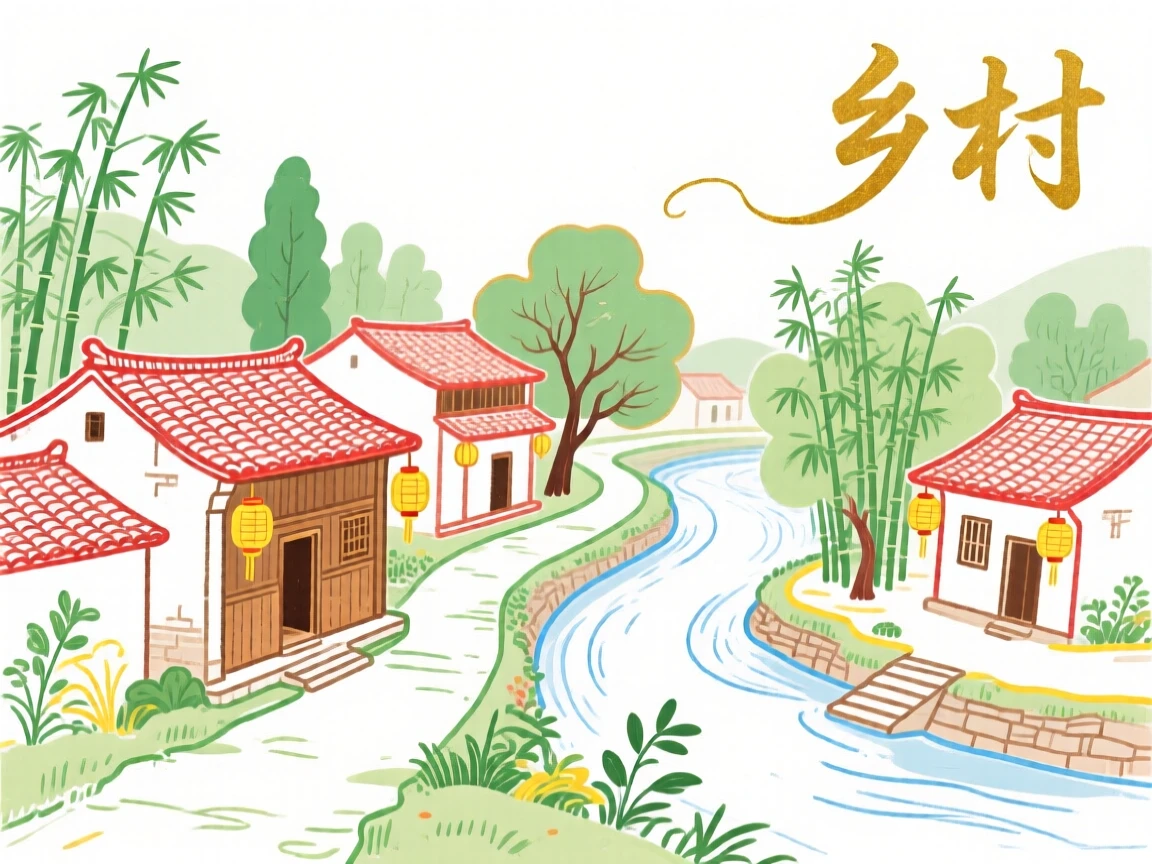 Chinese rural village
