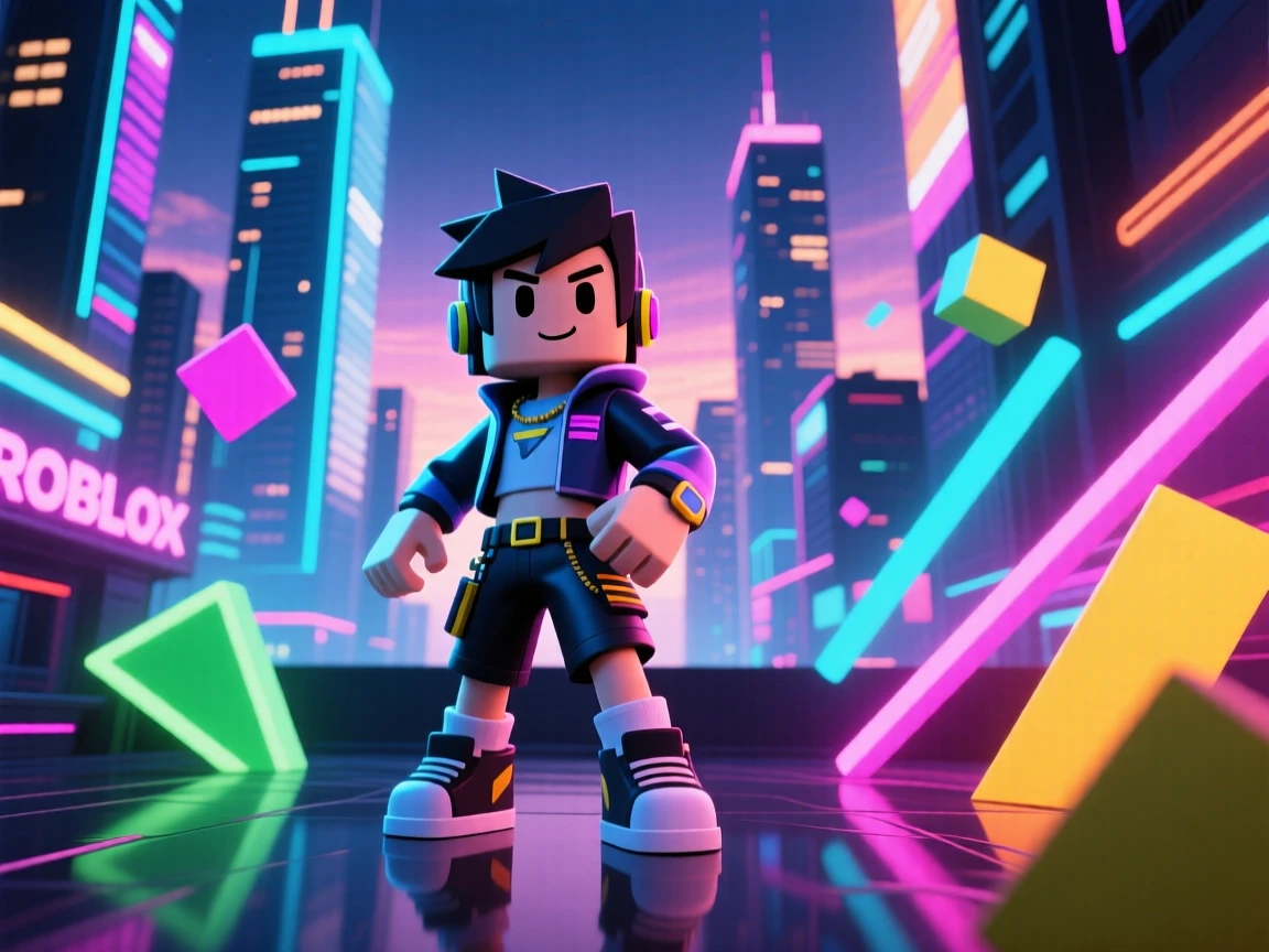 a cool roblox thumbnail