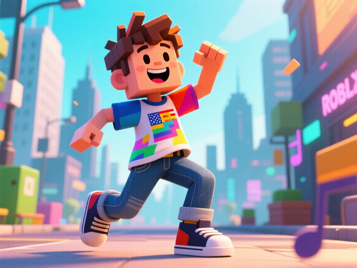 It’s of Roblox boy dancing