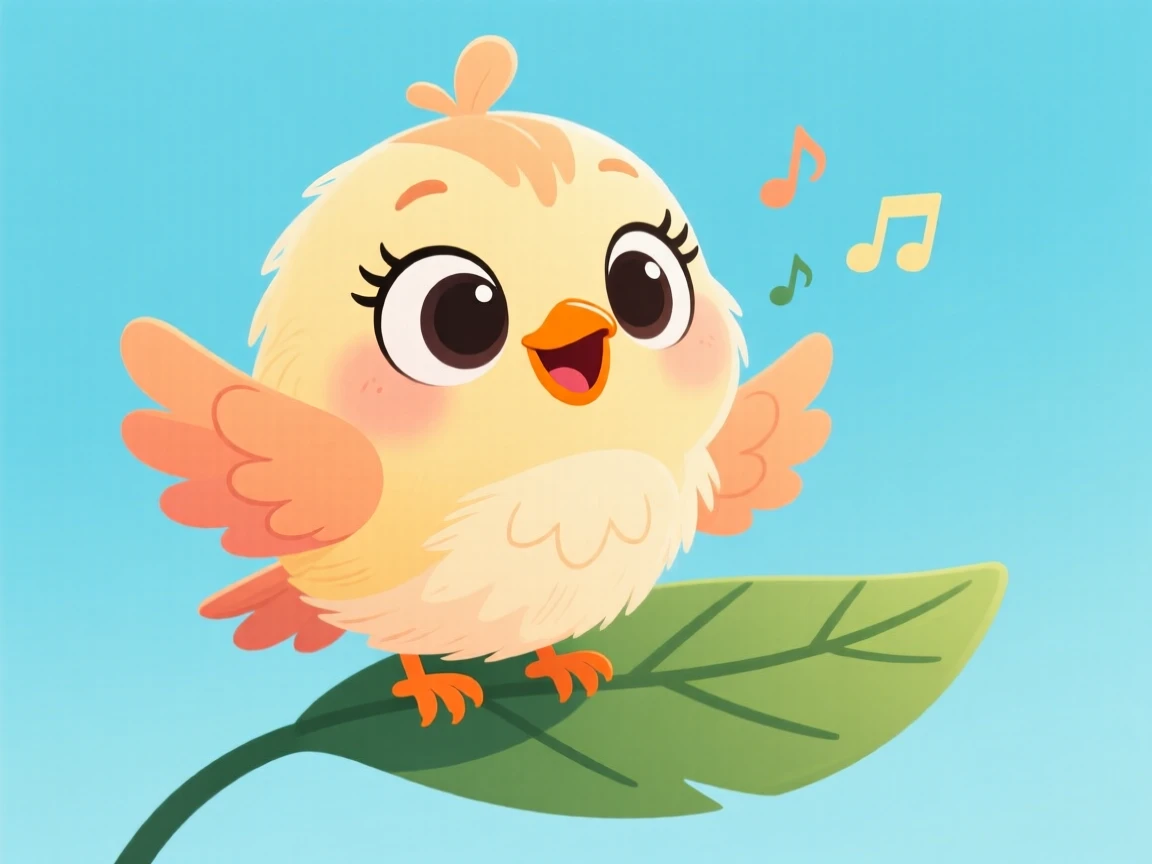 A cute baby bird