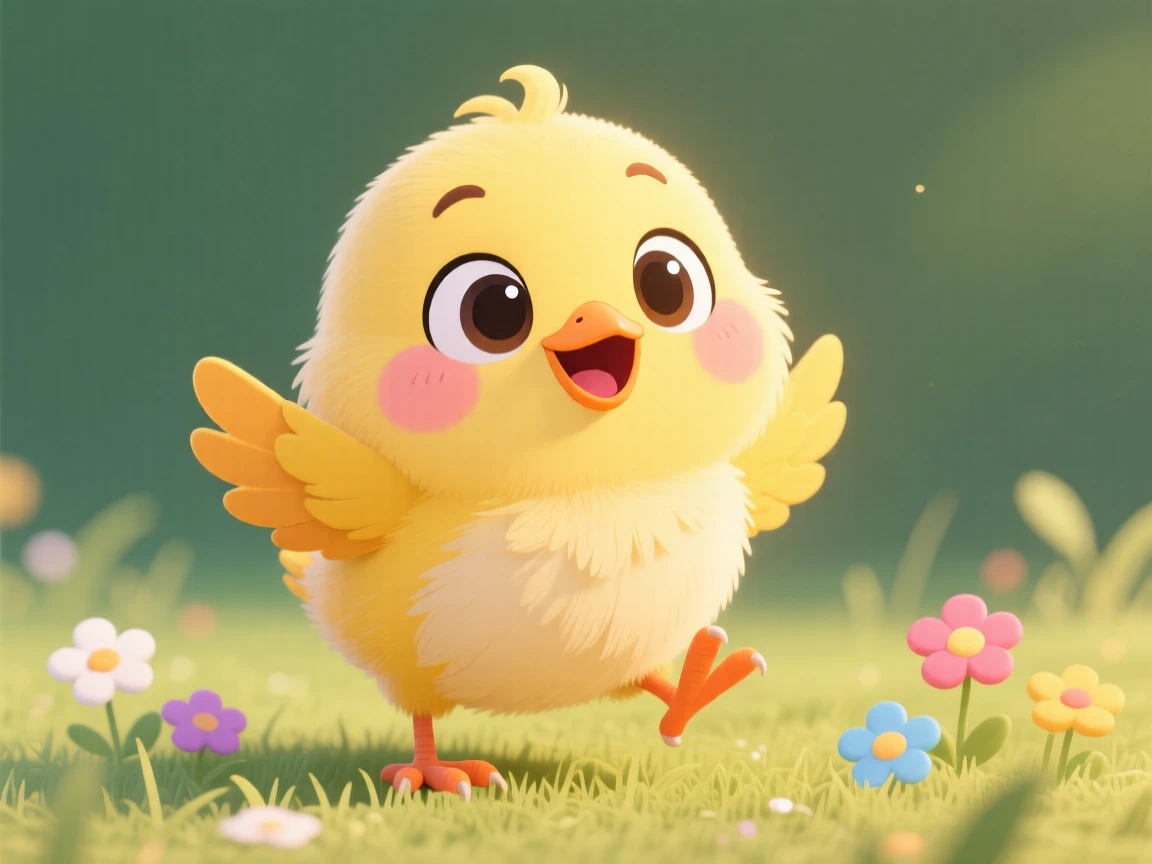 A cute baby bird