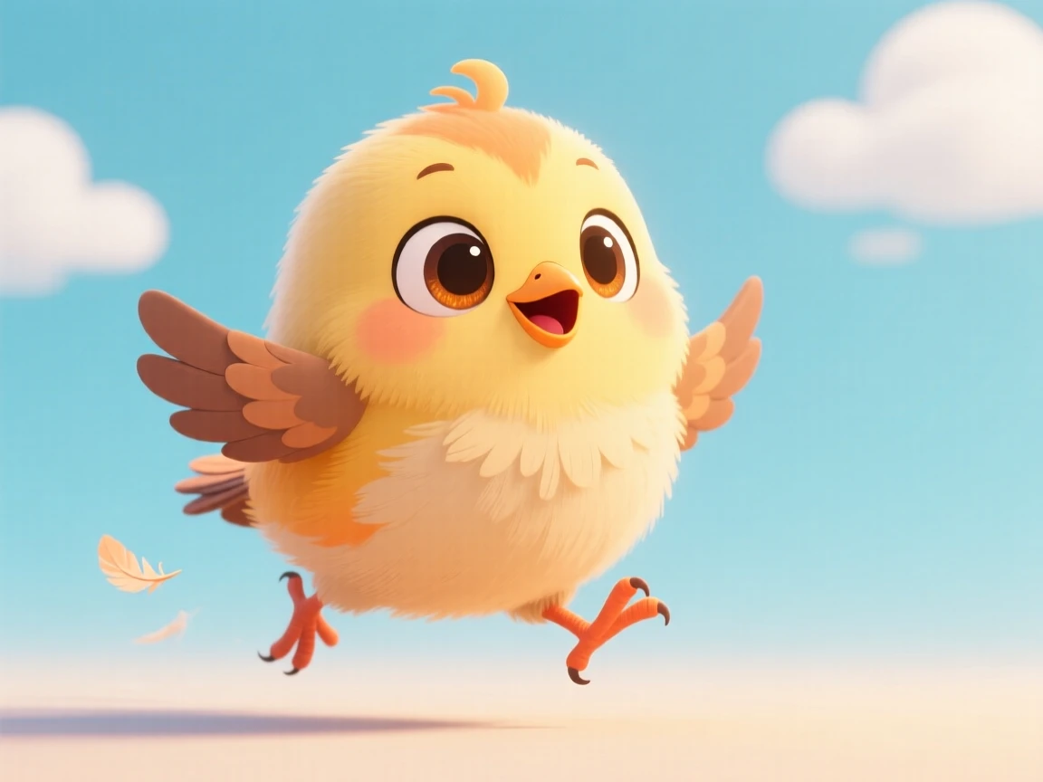 A cute baby bird