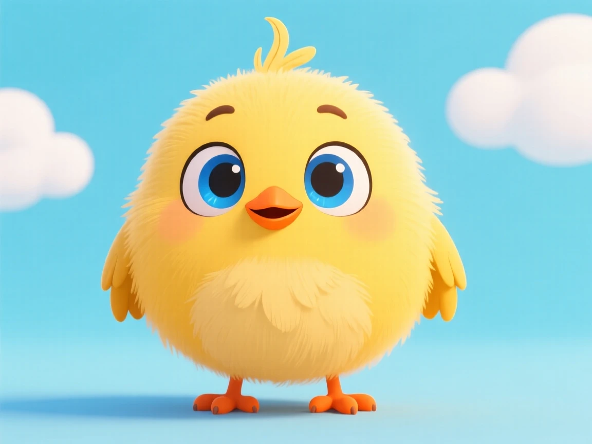A cute baby bird
