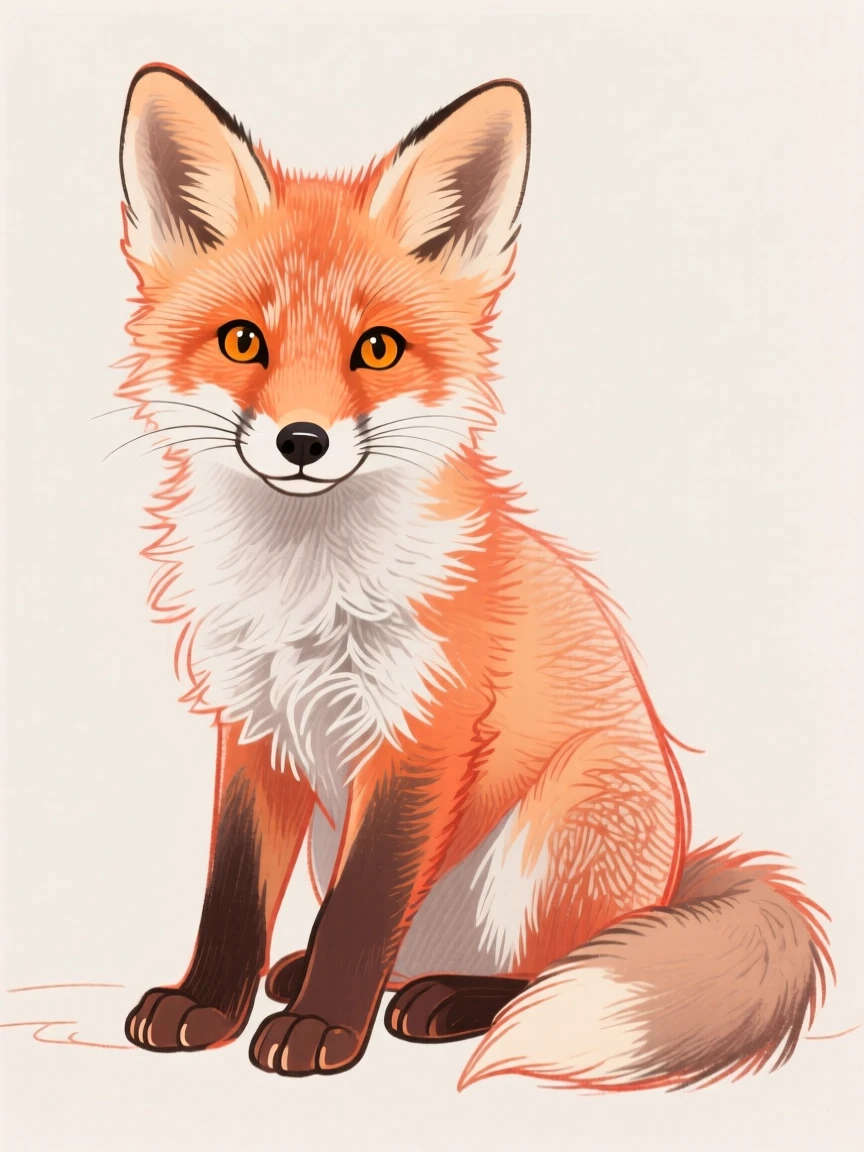 A fox cub.