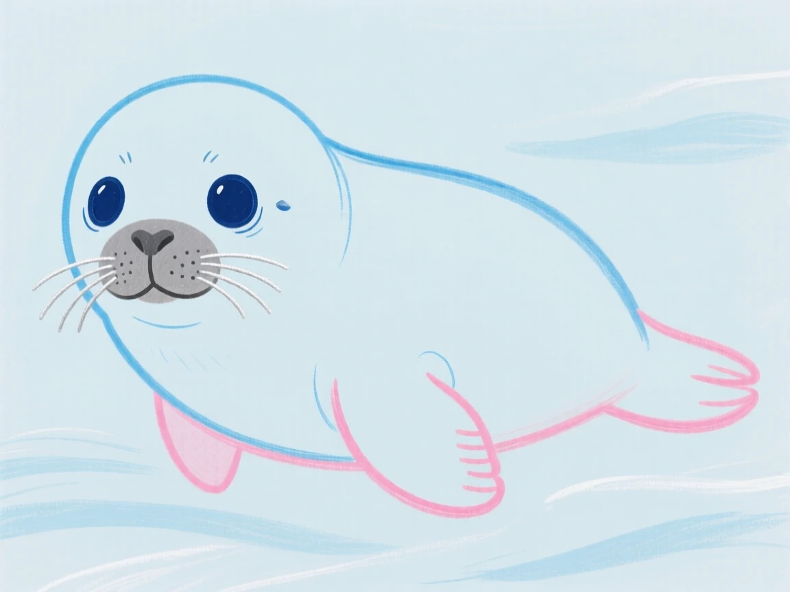 A baby seal.