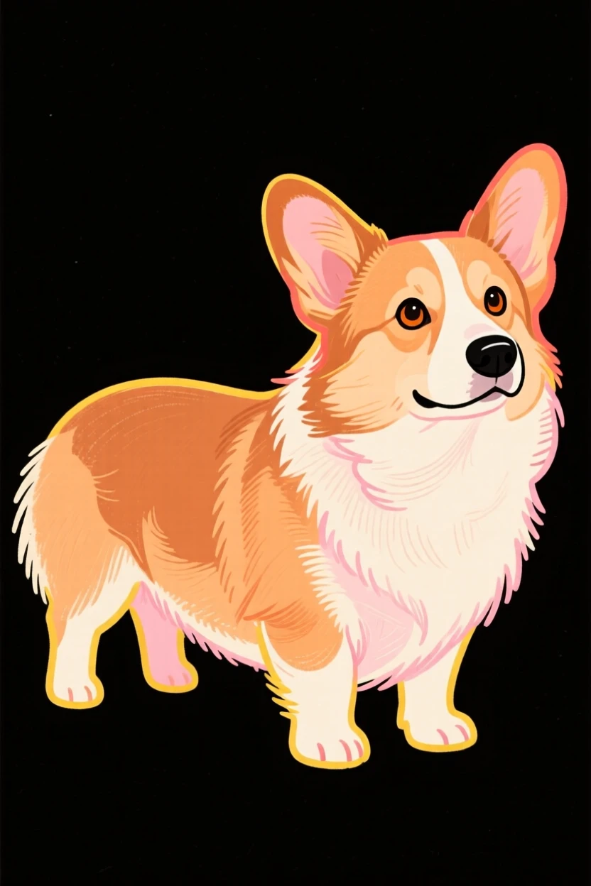 A corgi with short legs.