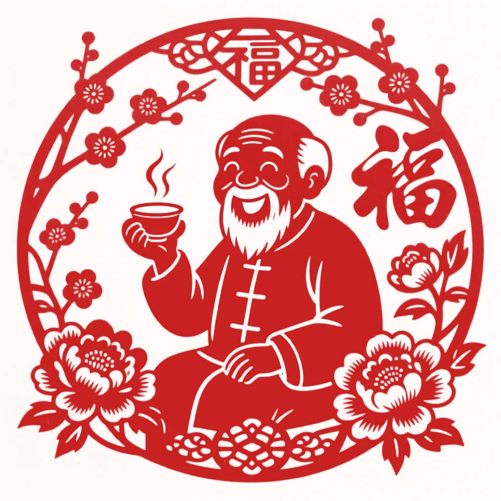 A grandfather, celebrating a small daily victory with warm smiles, in radiating warmth and everyday tenderness.