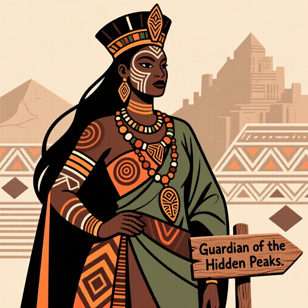A legendary queen who ruled from a hidden mountain city.