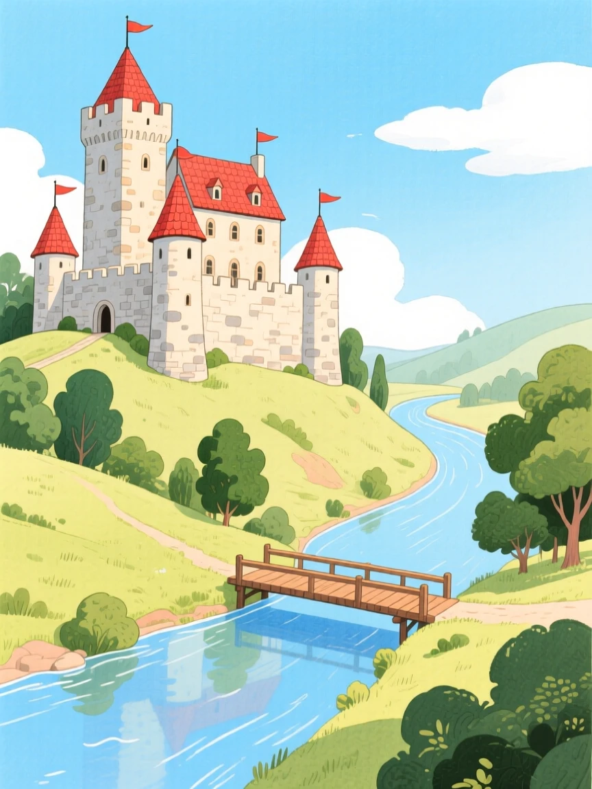 A memorable scene of a historic castle perched above a winding river in Germany.