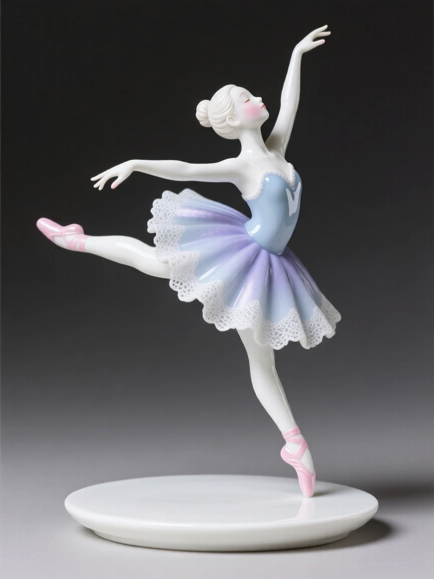 A graceful ballerina caught in the middle of a soaring leap, the pose radiating passion and precision.