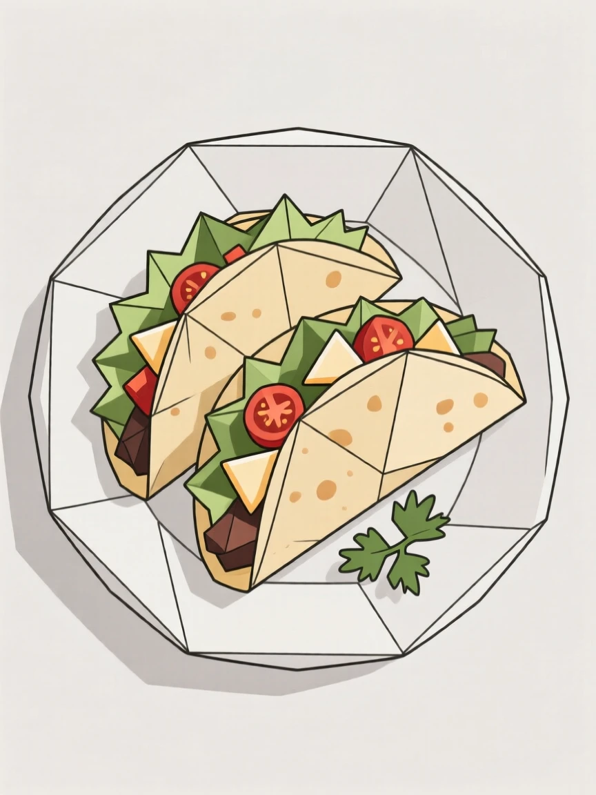 A plate of tacos with fresh toppings