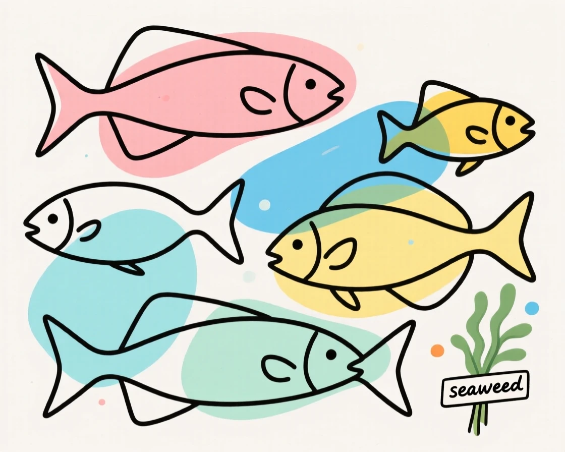A school of tropical fish