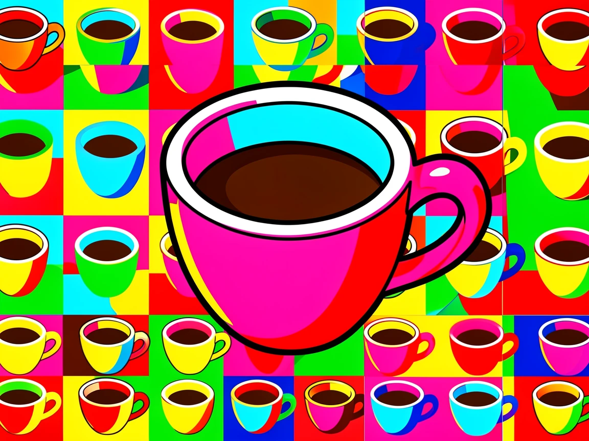 Espresso shot in a tiny cup
