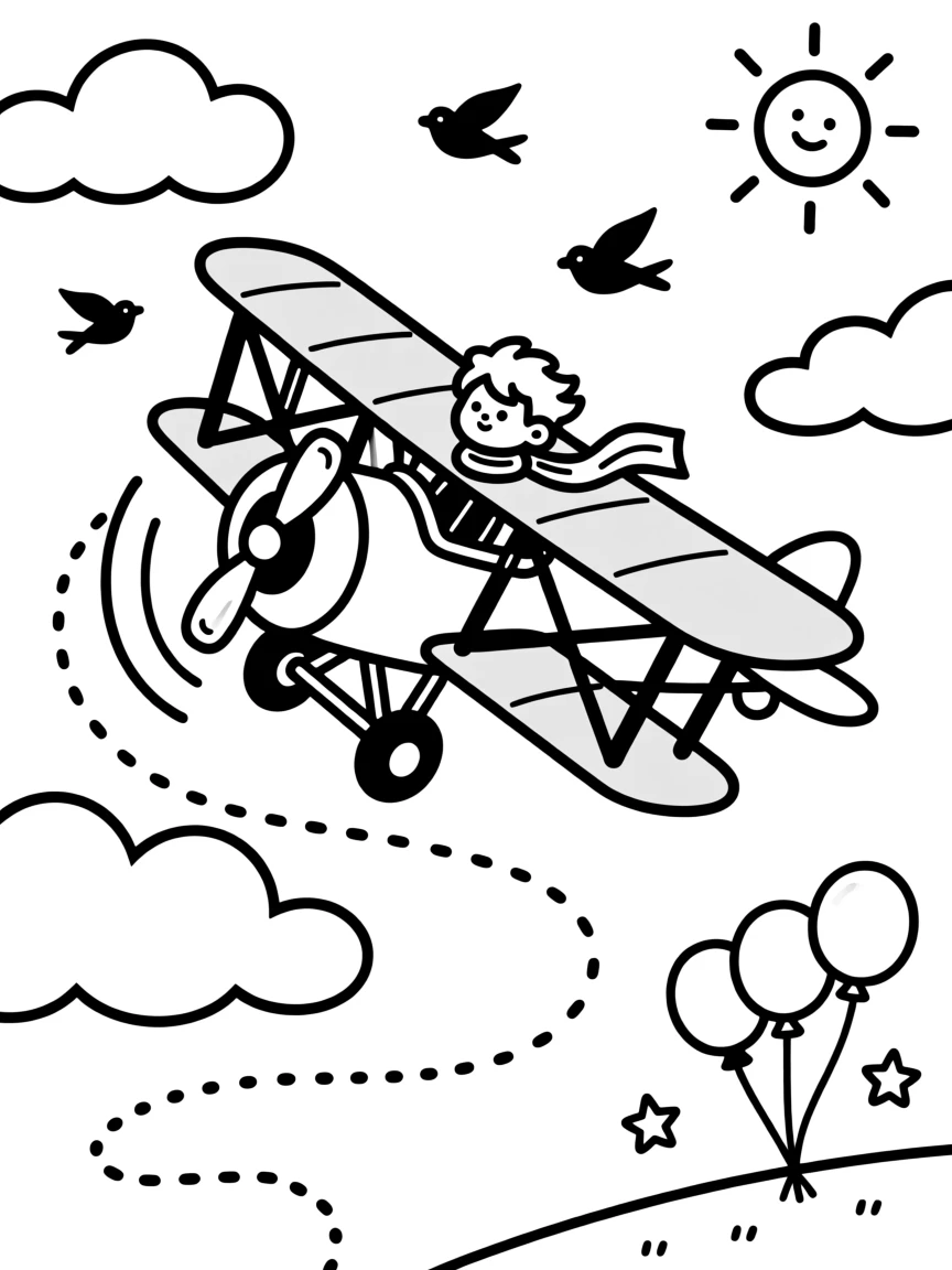 A biplane doing a loop in a clear blue sky