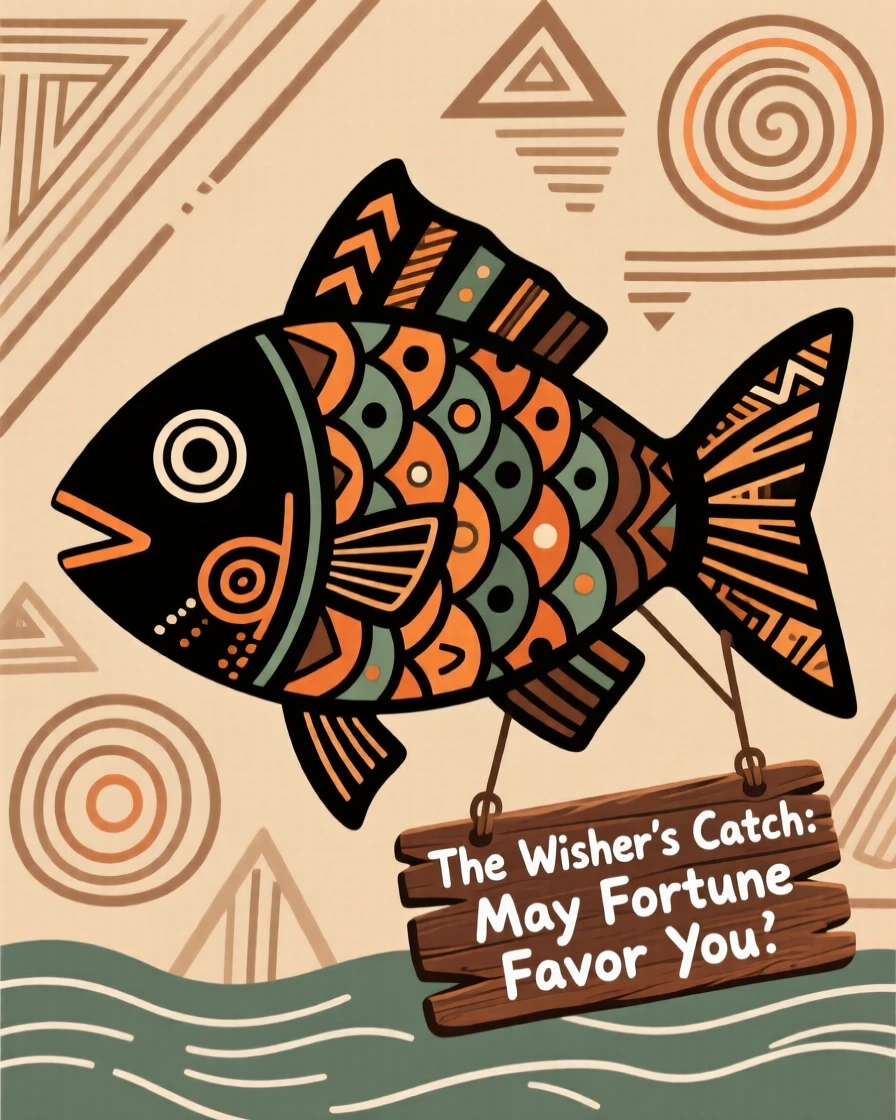 A mythical fish said to grant wishes to those who catch it.