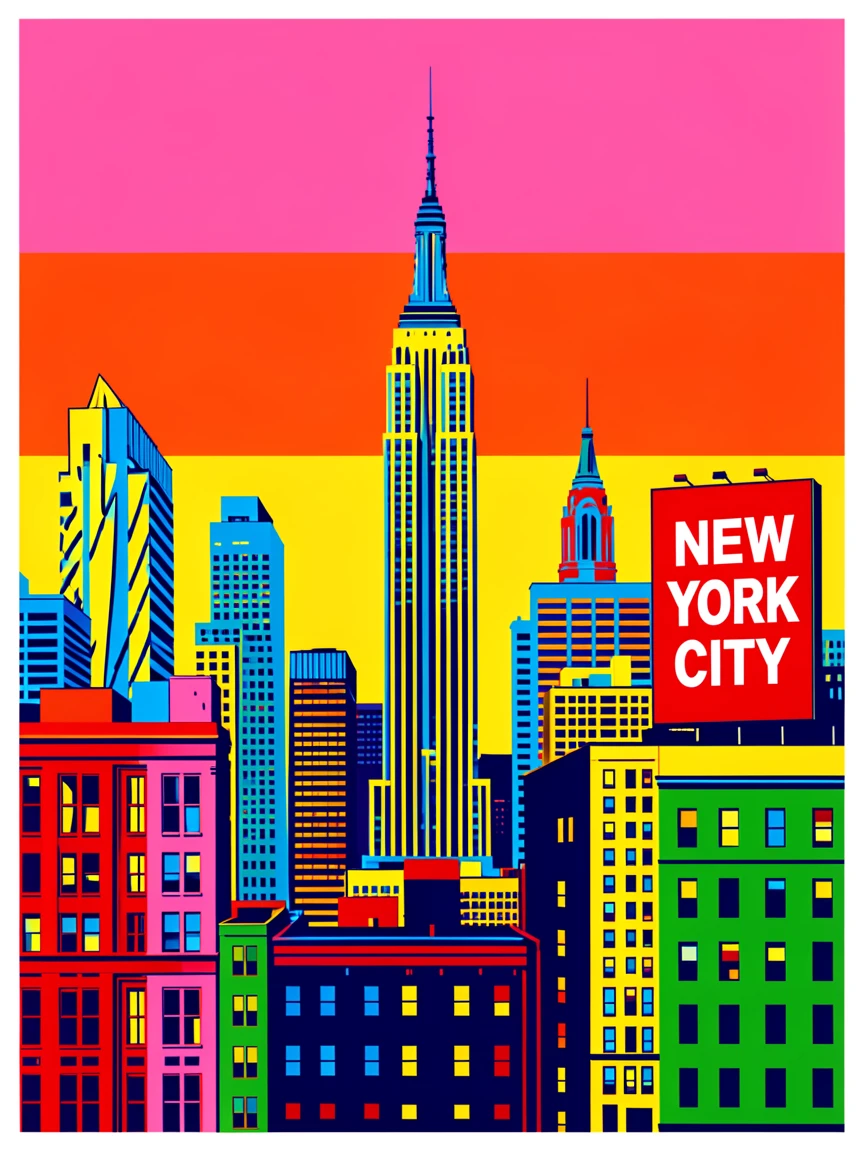 New York City skyline at dusk