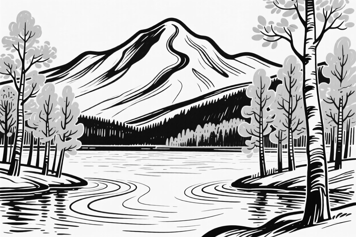 A tranquil mountain lake surrounded by golden aspen trees in autumn.