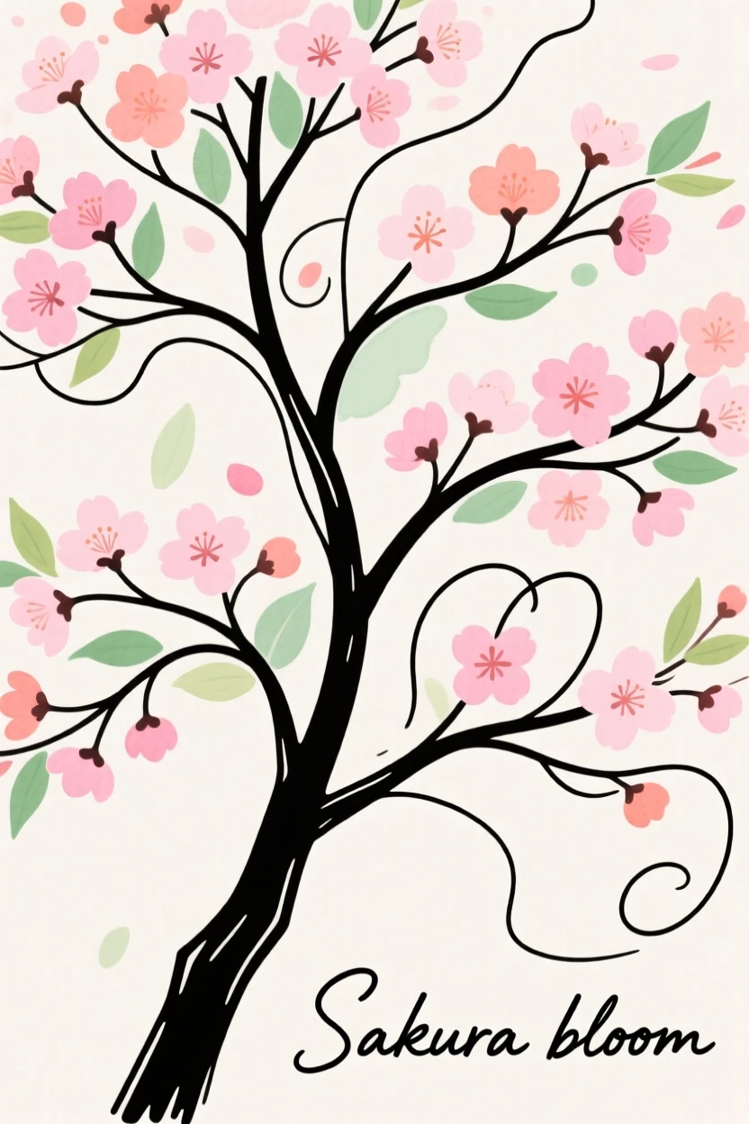 A cherry blossom tree in full bloom