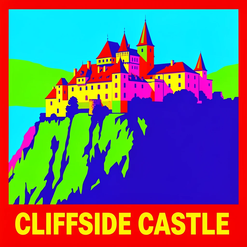 Historic castle perched on a cliffside