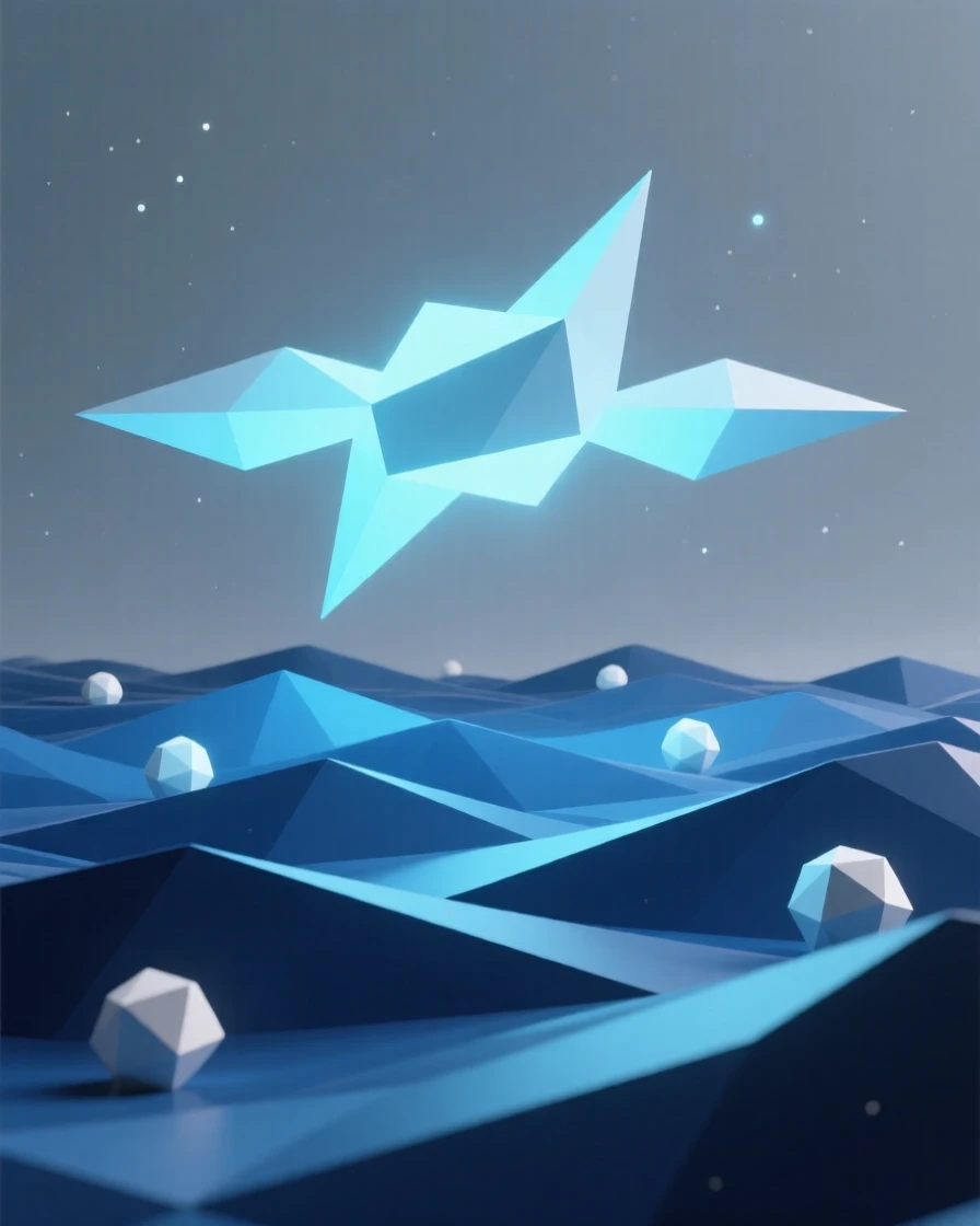 A glowing nebula stretching across the cosmos, beneath deep blue underwater currents. soft glowing light sources create a sense of depth and scale. The scene radiates a calm, meditative stillness.