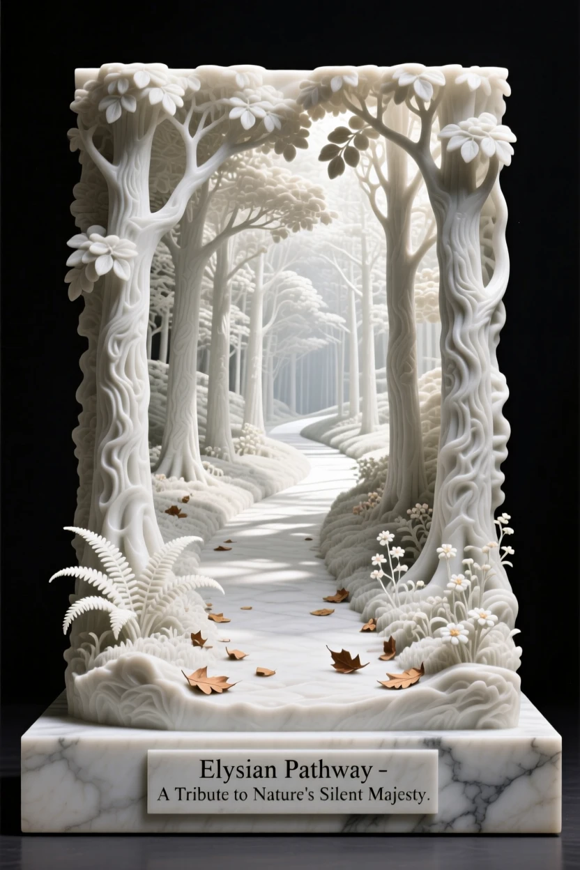 A breathtaking view of a quiet forest path dappled with sunlight, rich with color and atmosphere, evoking peace and wonder