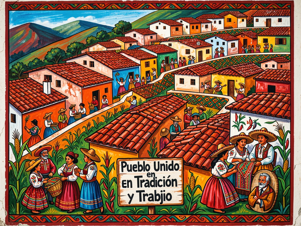 A terraced hillside town with red-tiled rooftops