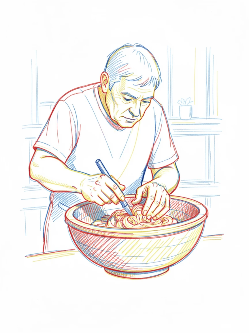 A woodworker carving an intricate design into a wooden bowl