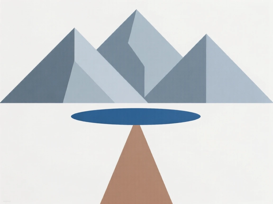 A mountain trail leading to a hidden lake