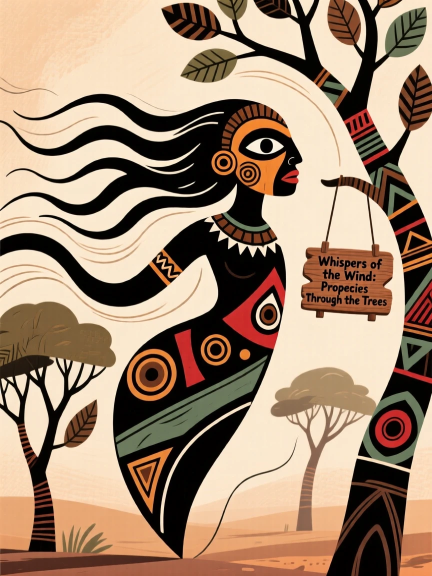 A spirit of the wind said to whisper prophecies through the trees.