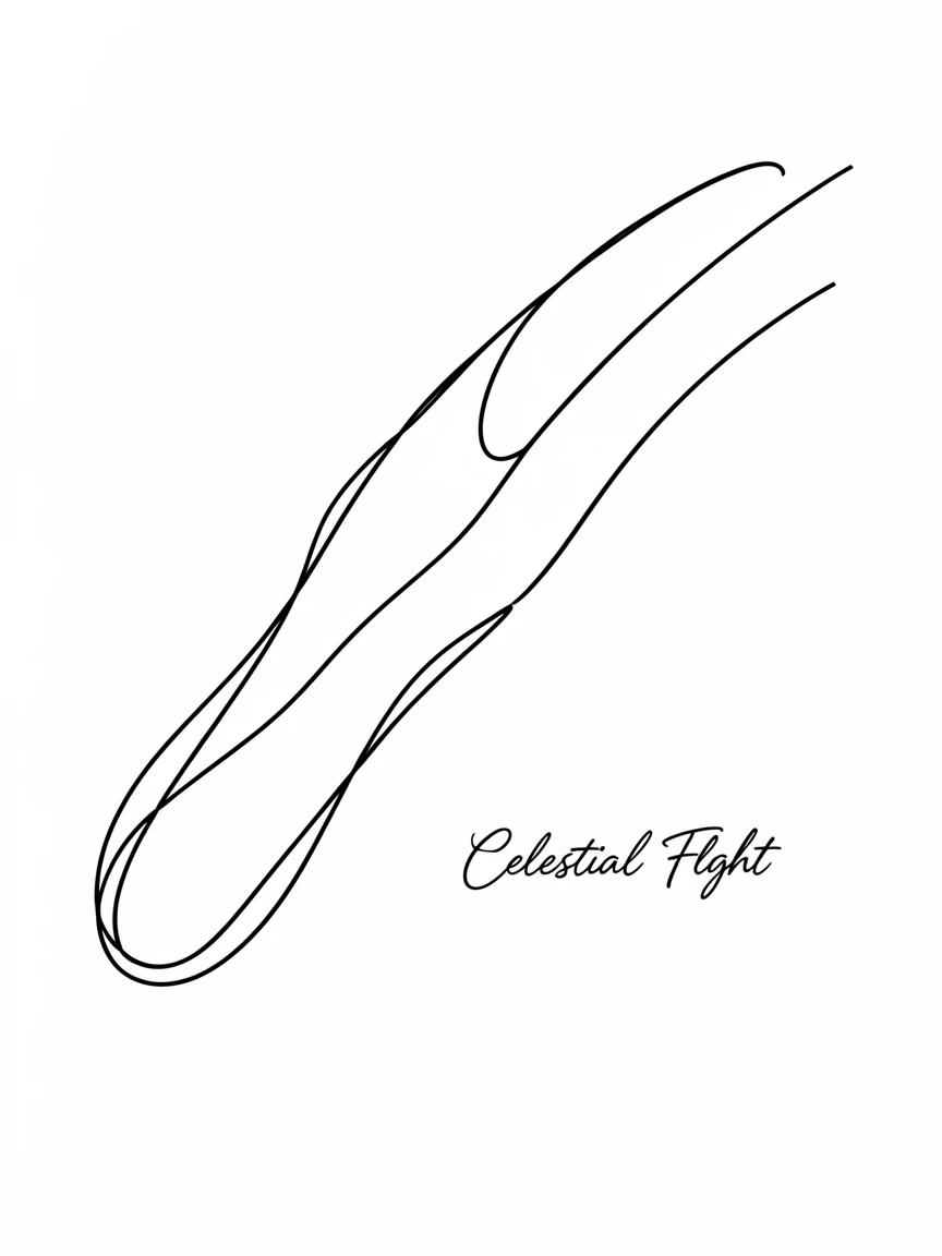 A comet streaking across the night sky with a long trailing tail