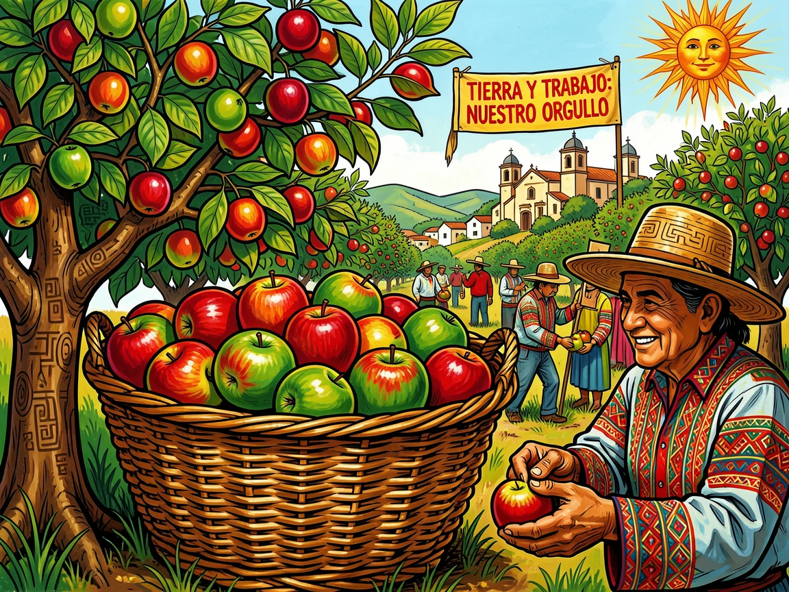 A basket of freshly harvested apples in an orchard