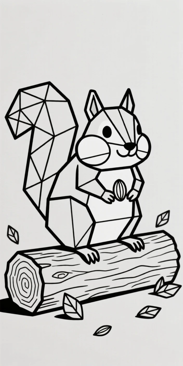 A chipmunk with cheeks full of seeds on a log