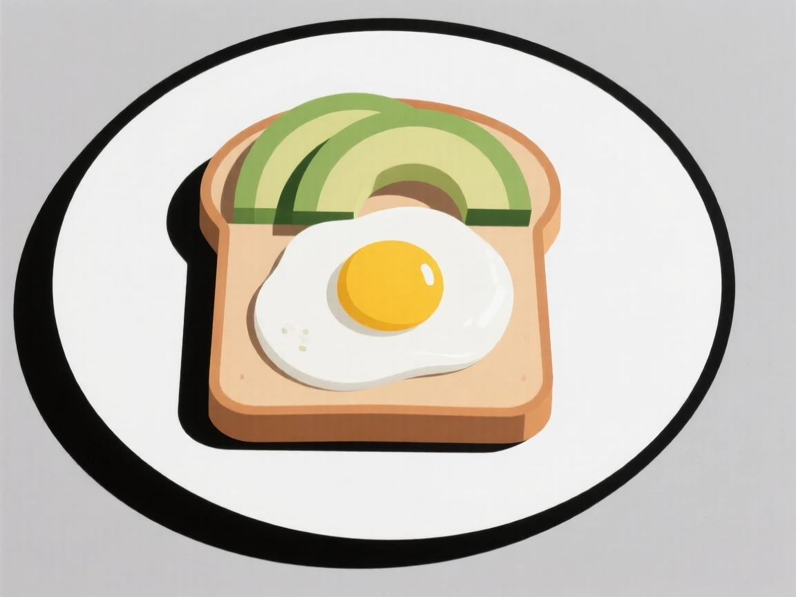 A plate of avocado toast with a poached egg