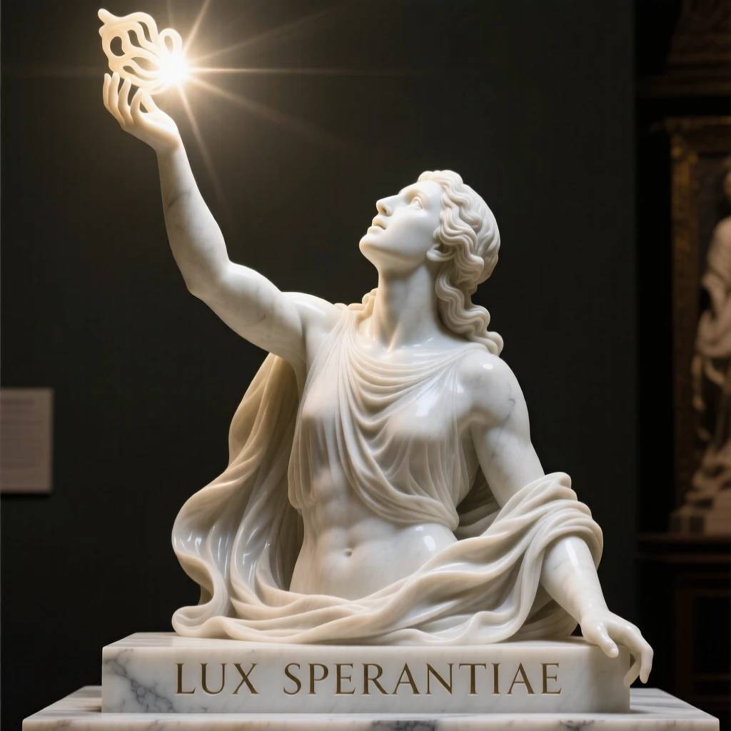 An emotionally powerful scene of a person reaching toward the light with hope in their eyes, filled with warmth, tenderness, and connection