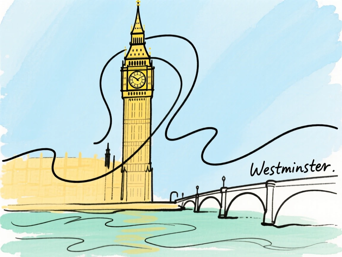 Big Ben overlooking the Thames