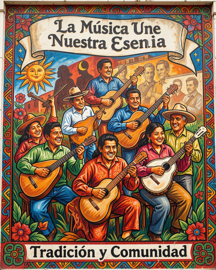 A group of musicians playing traditional string instruments