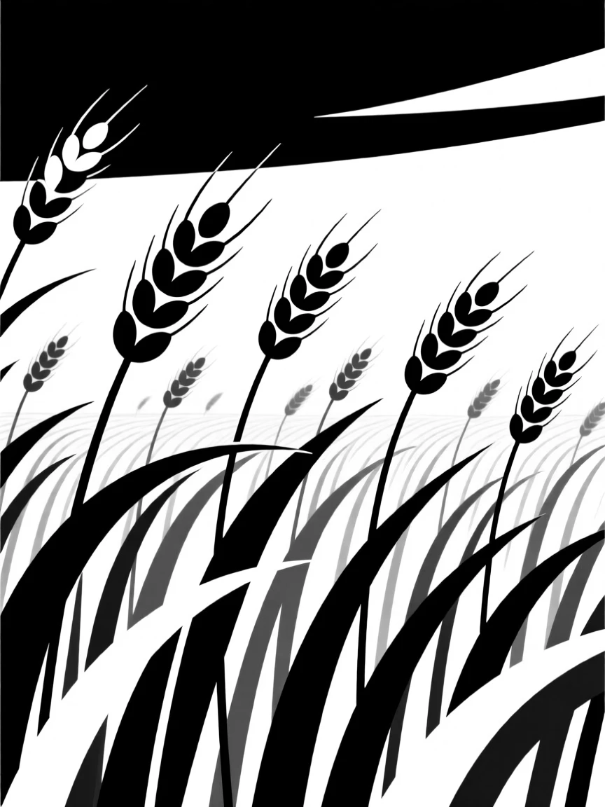 A field of tall wheat swaying golden in the sun.