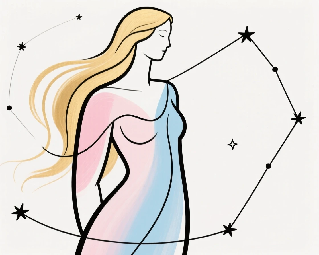 The Virgo maiden among constellations