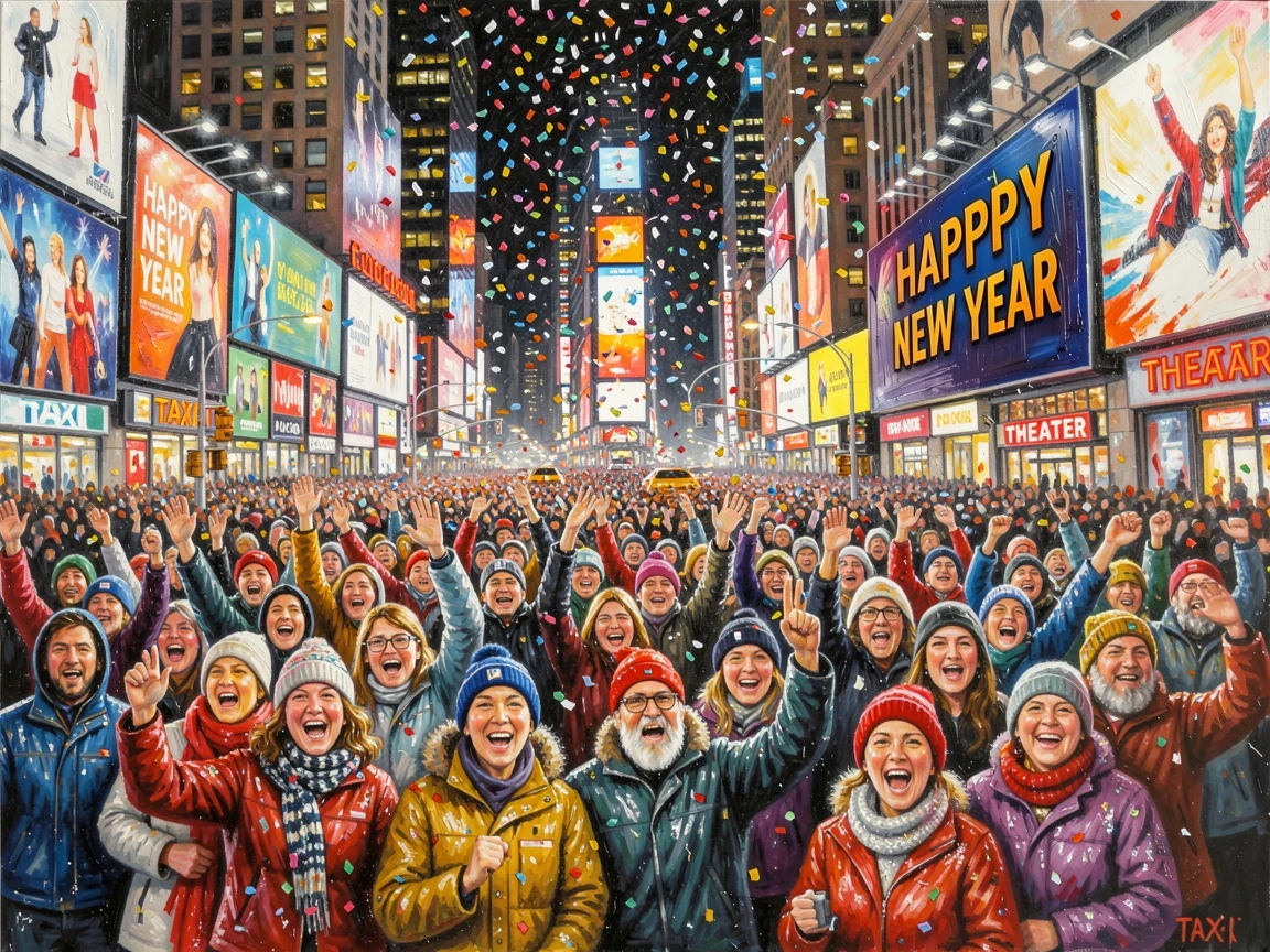text "Happy New Year"